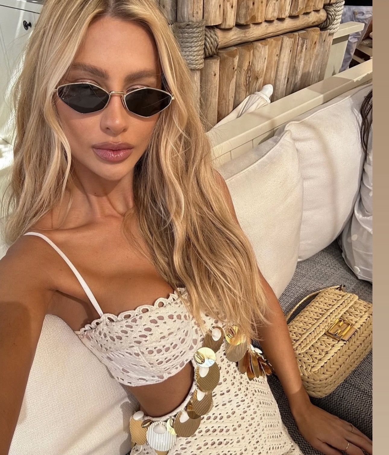 Miu Miu × Vintage NEW Miu Miu sunglasses SMU 56ZS ZVN-5S0 Size ONE SIZE - 3 Thumbnail