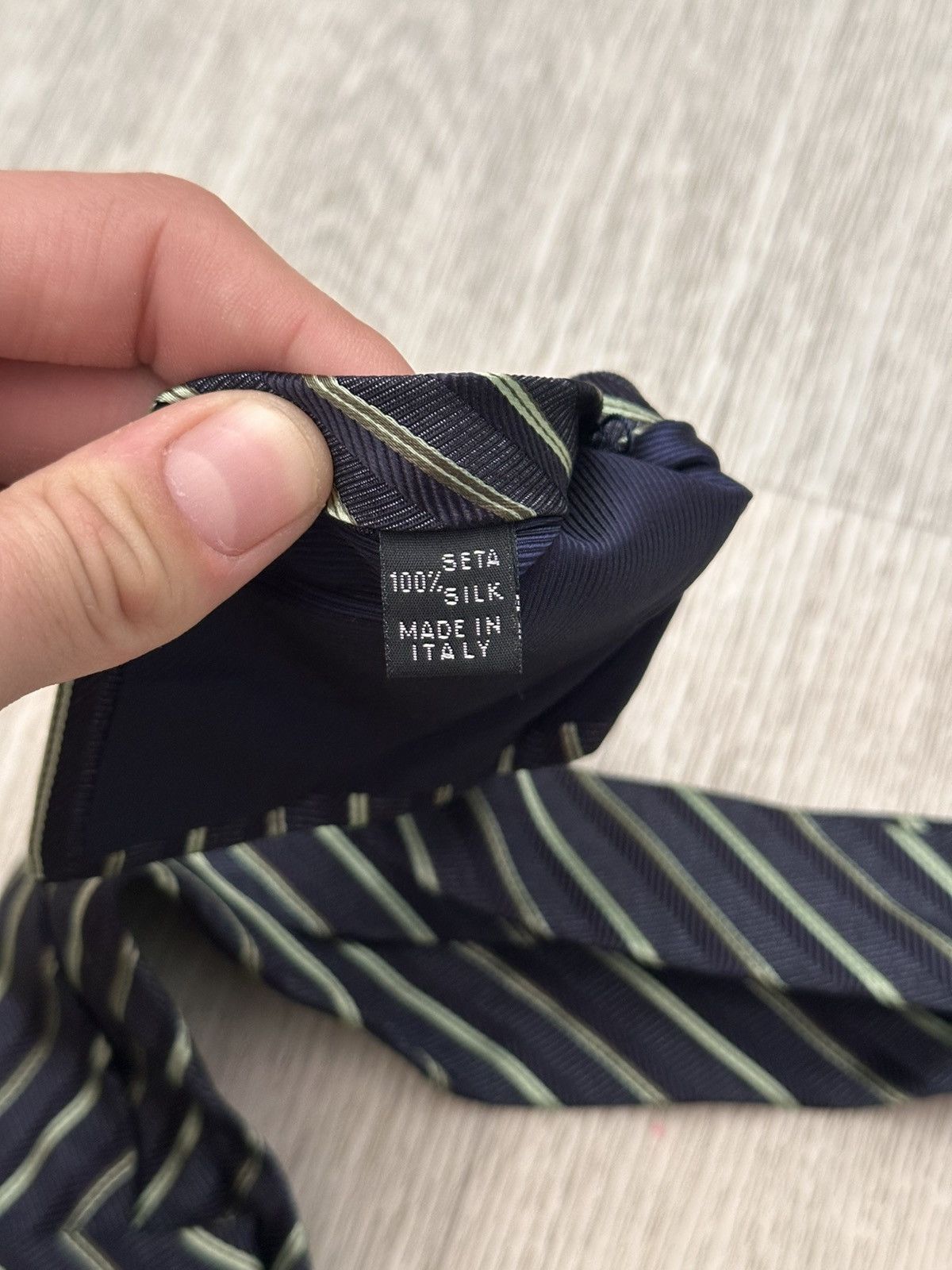 Kiton Kiton Napoli Blue Tie Size ONE SIZE - 6 Thumbnail