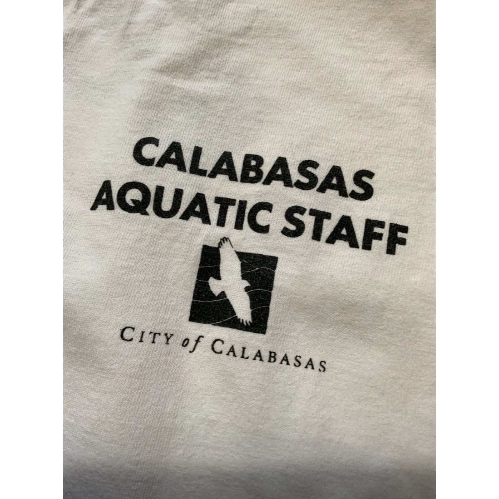 Vintage VINTAGE Bayside Calabasas Aquatic Staff City Lifeguard Swimming White Graphic L/S T-Shirt M Mens Size US M / EU 48-50 / 2 - 2 Thumbnail