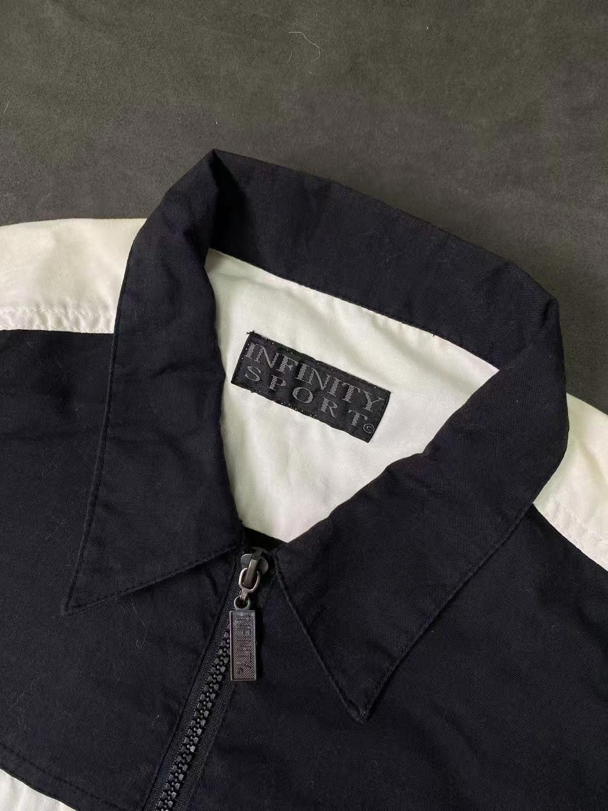 Japanese Brand Rare Vintage Infinity Sports Racing Patchwork Zip-up Jacket Size US M / EU 48-50 / 2 - 2 Thumbnail