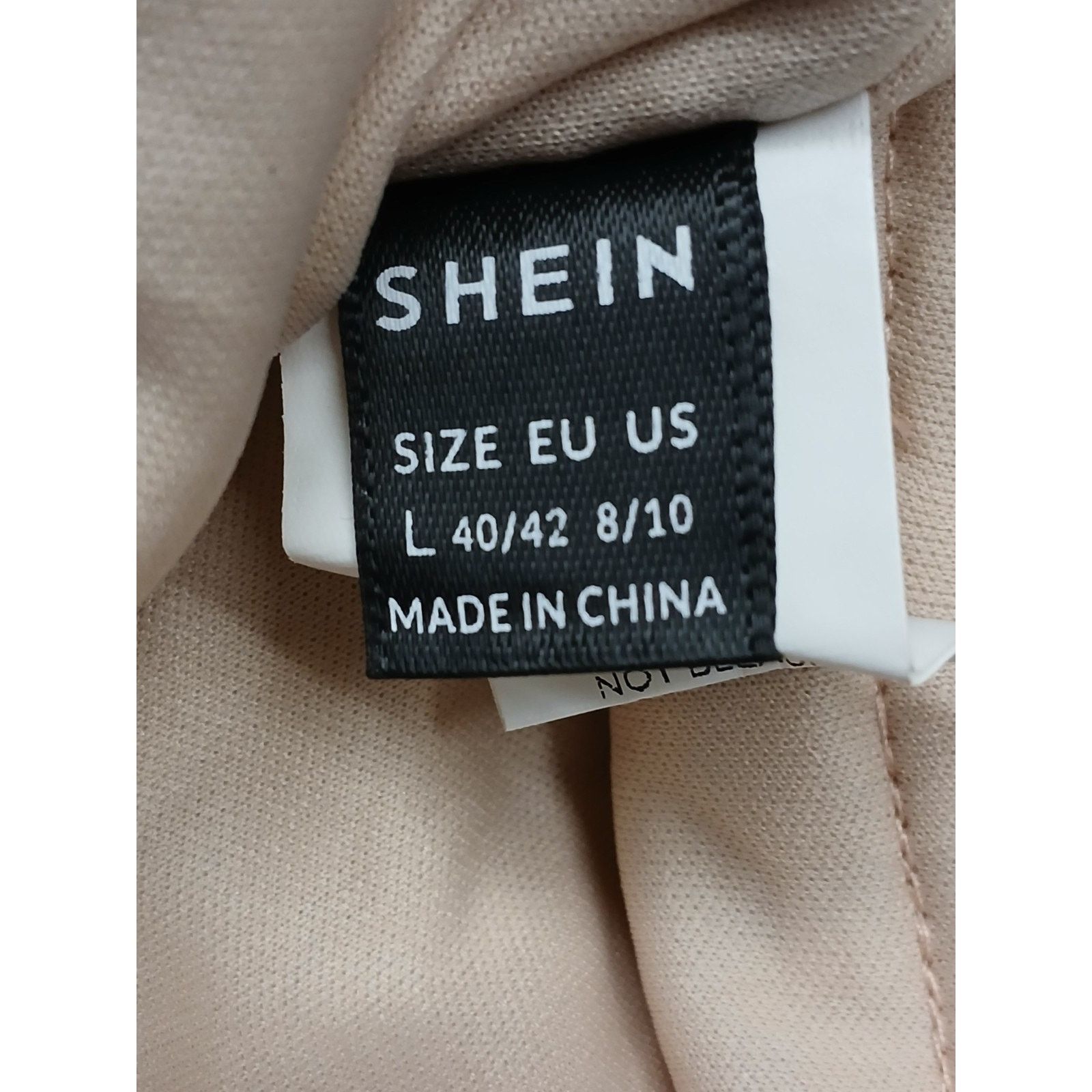 Shein Shein (Large) Women's Rose Gold Sequins Cocktail Dress Size L / US 10 / IT 46 - 5 Thumbnail