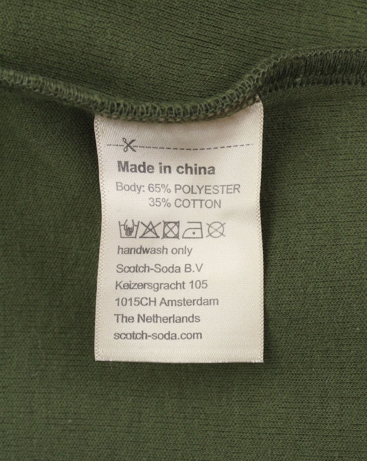 Scotch & Soda M Green Padded Hood Half Zip Hoodie 88557 Size US M / EU 48-50 / 2 - 7 Thumbnail
