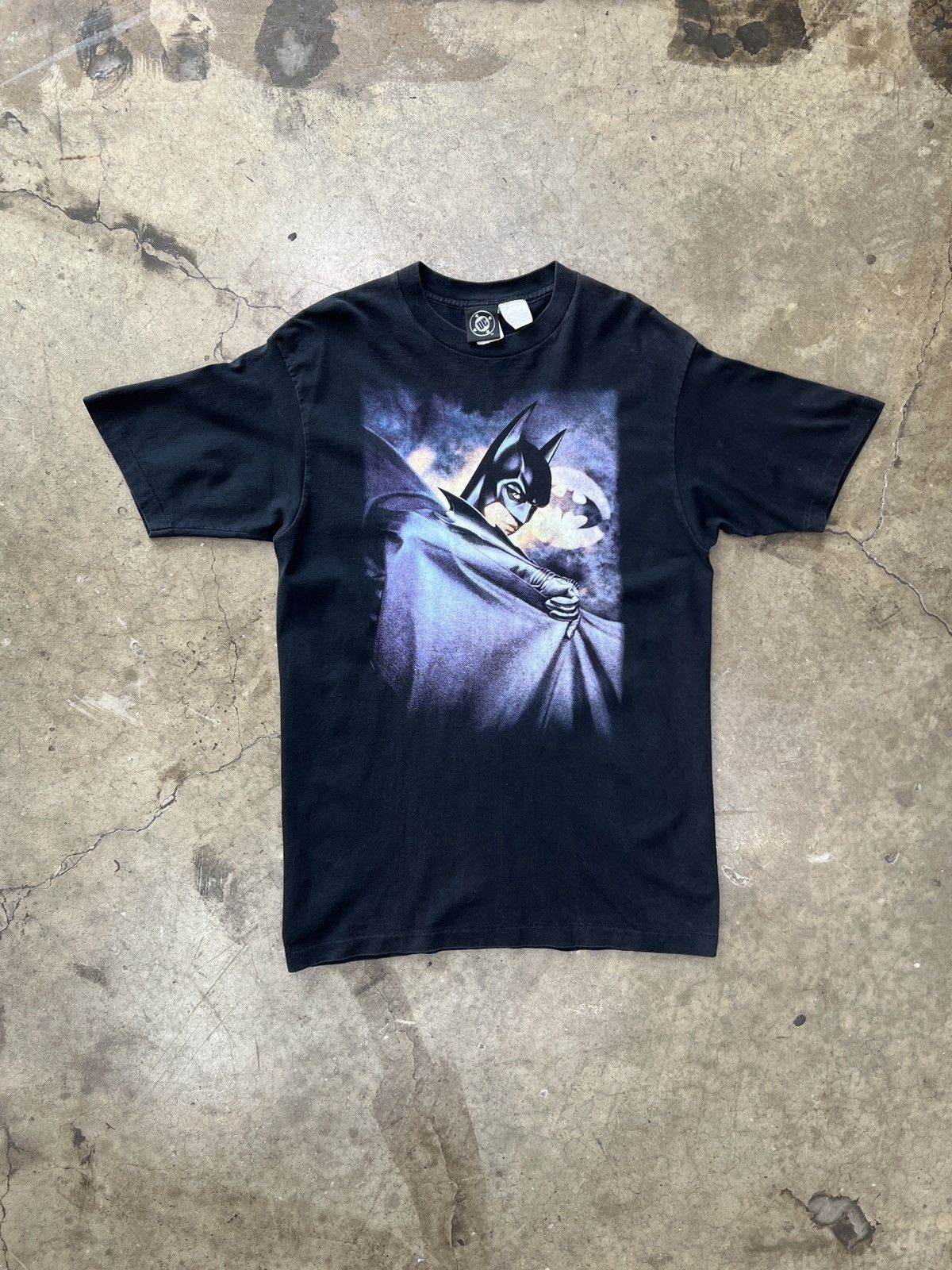 DC Comics Vintage 1995 Batman Forever Val Kilmer DC Comics Tee Large Size US L / EU 52-54 / 3 - 2 Thumbnail