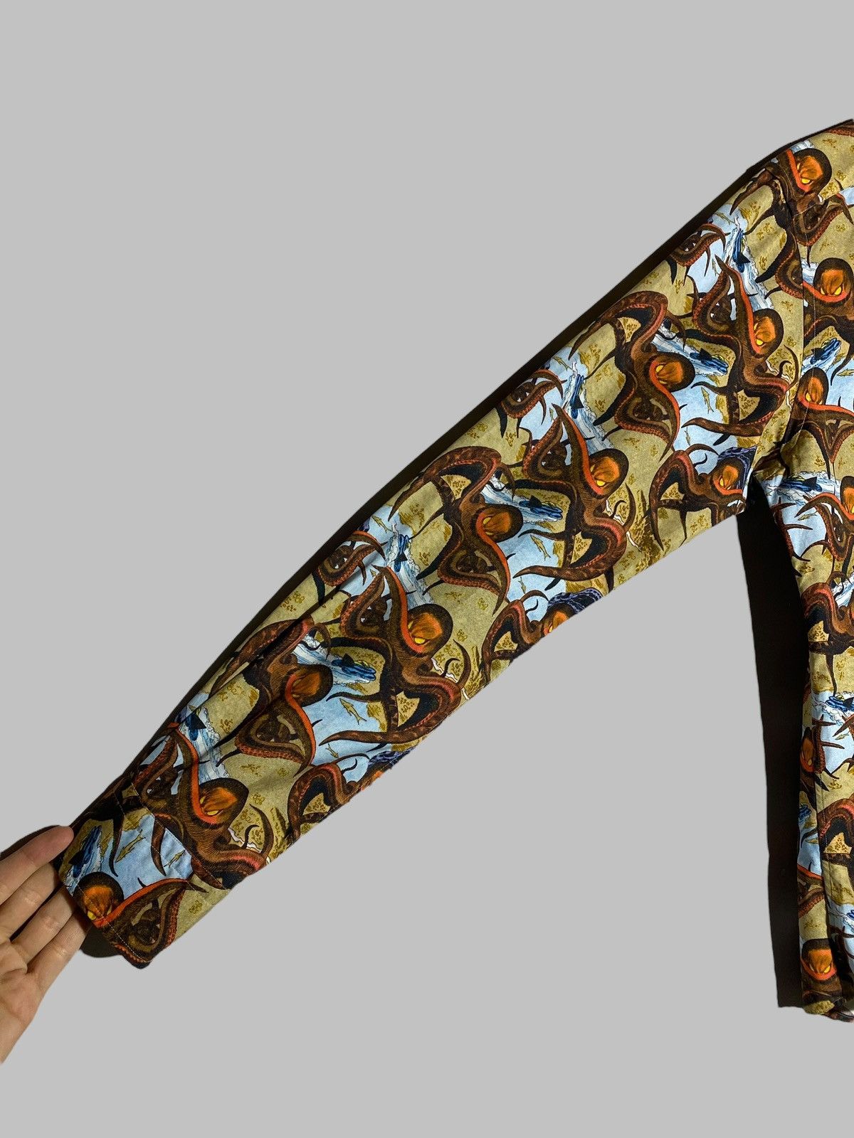 Eton Eton All Over Print Luxury Shirt Octopus Animal Museum Vibes Size US L / EU 52-54 / 3 - 7 Thumbnail