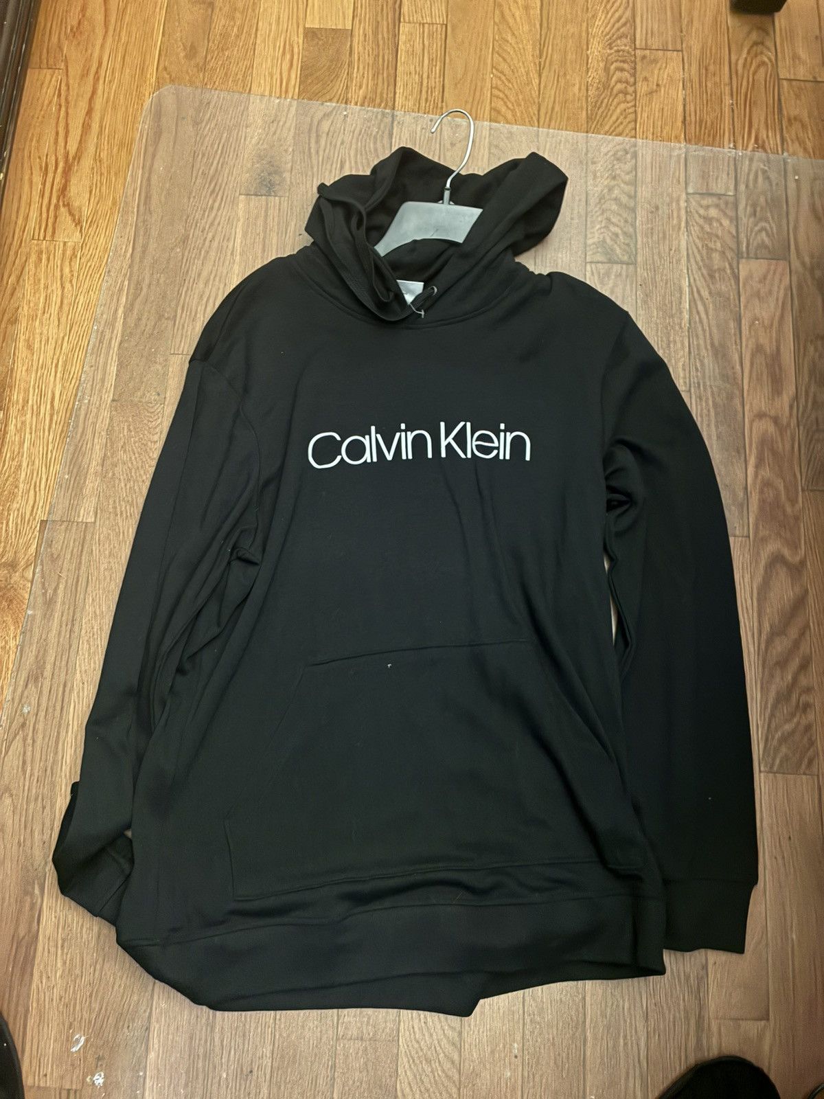 Calvin Klein Black Calvin Klein Pullover Hoodie Size Large Size US L / EU 52-54 / 3 - 1 Thumbnail