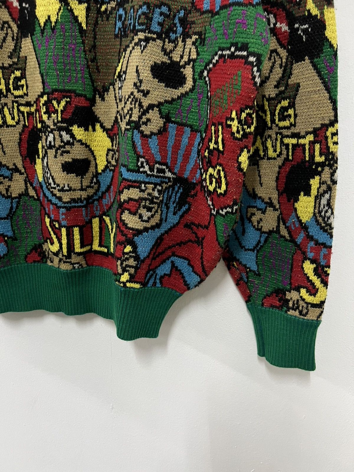 Anime ARCHIVE 80s Ficce Muttley Wacky Race Anime Intarsia Knitwear Size US M / EU 48-50 / 2 - 5 Thumbnail