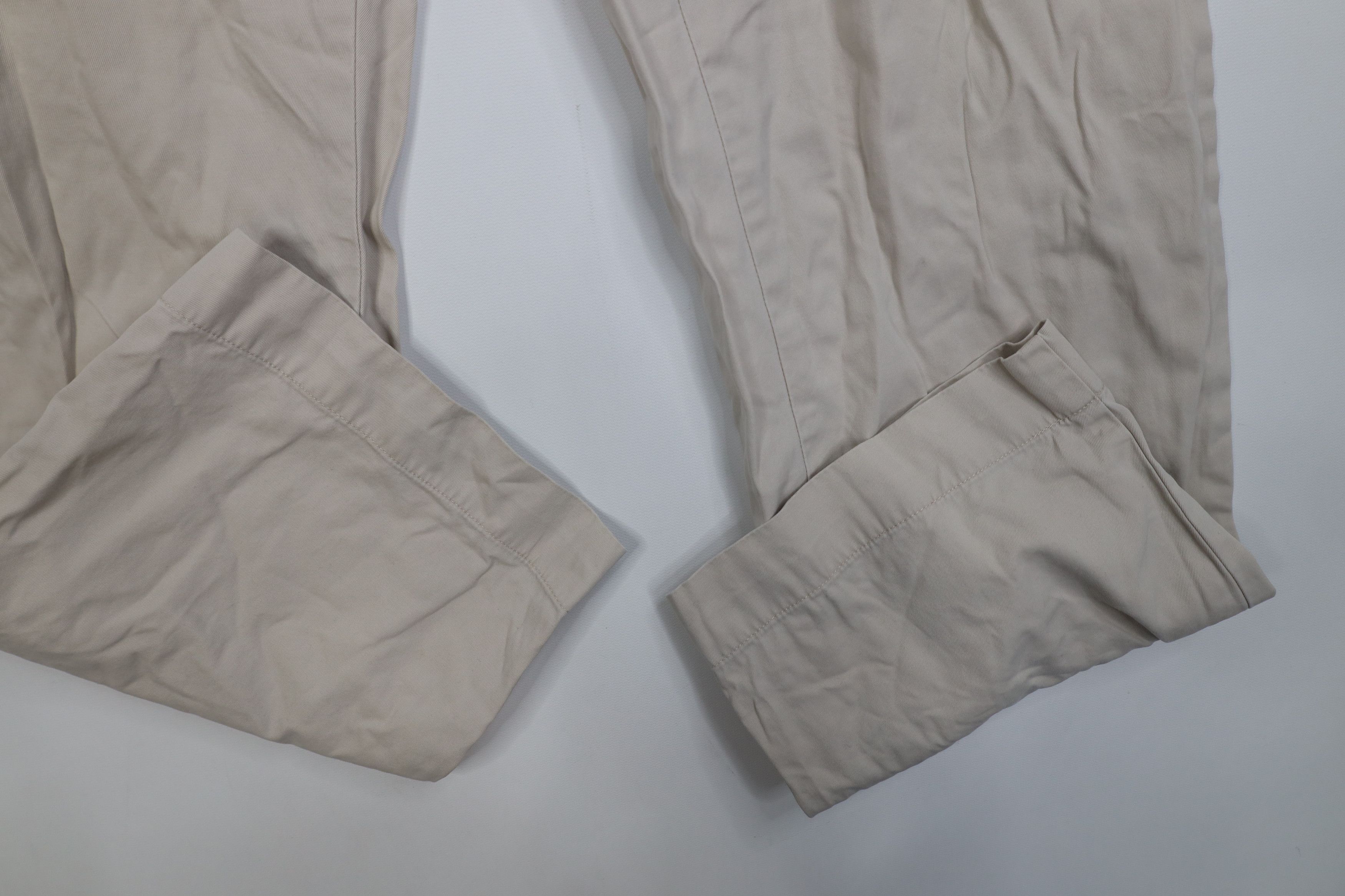 Polo Ralph Lauren Vintage 90s Ralph Lauren Wide Leg Chino Pants Trousers Stone Size US 34 / EU 50 - 5 Thumbnail