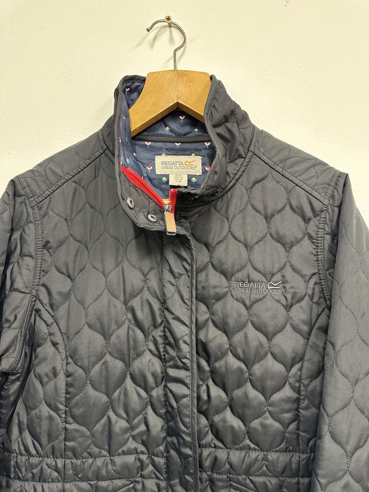 Other Regatta Great Outdoors Quilted Black Jacket UK 16 Size XL / US 12-14 / IT 48-50 - 3 Thumbnail