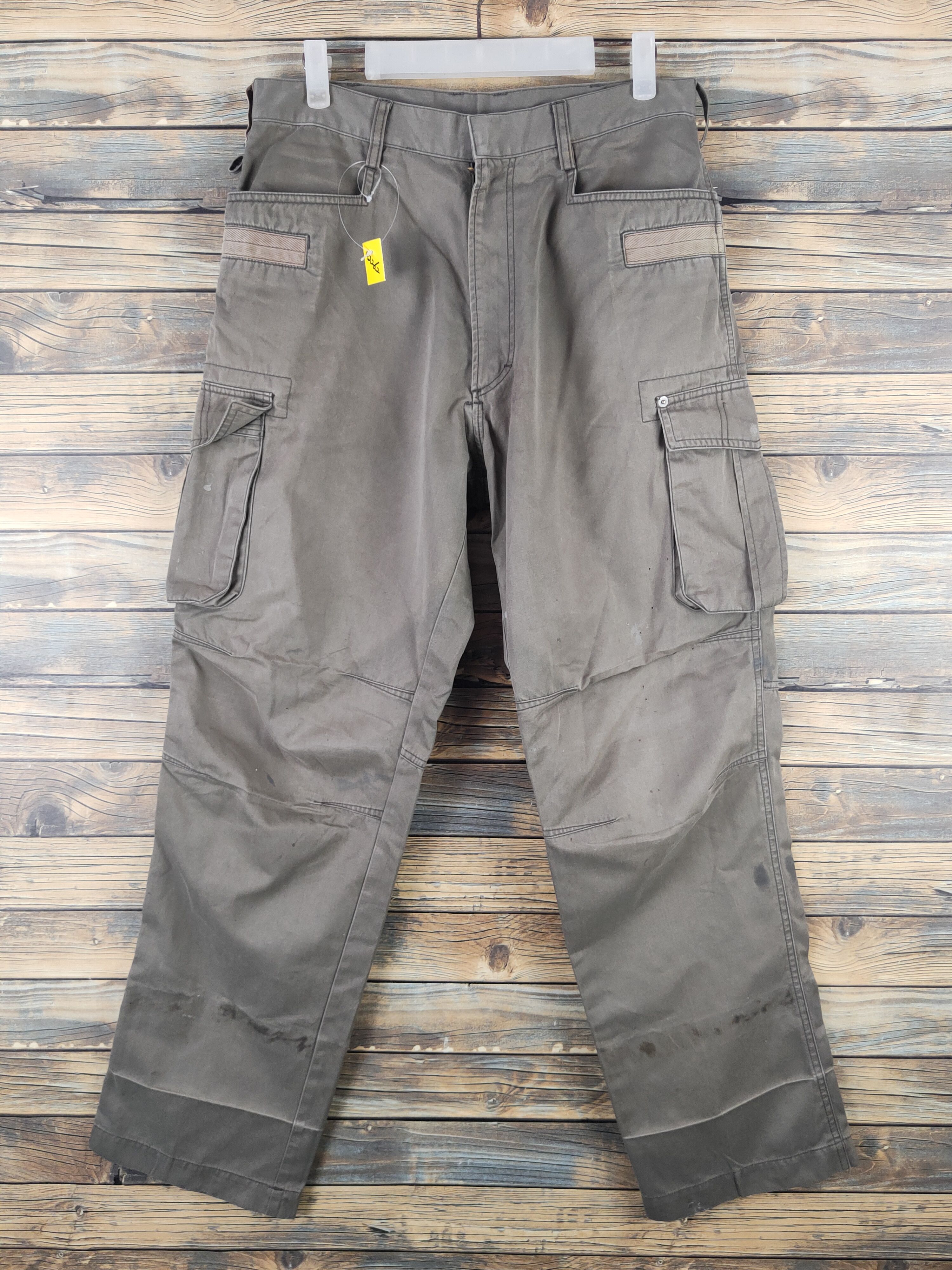 Japanese Brand Absolute Gear Olive Multipocket Tactical Cargo Pants #W2262 Size US 32 / EU 48 - 1 Thumbnail