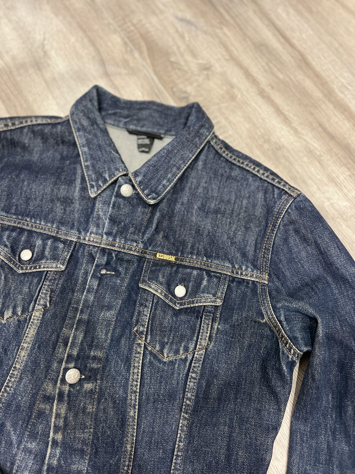 Diesel × Vintage Vintage Women's Denim Jacket Diesel Size XL / US 12-14 / IT 48-50 - 2 Thumbnail