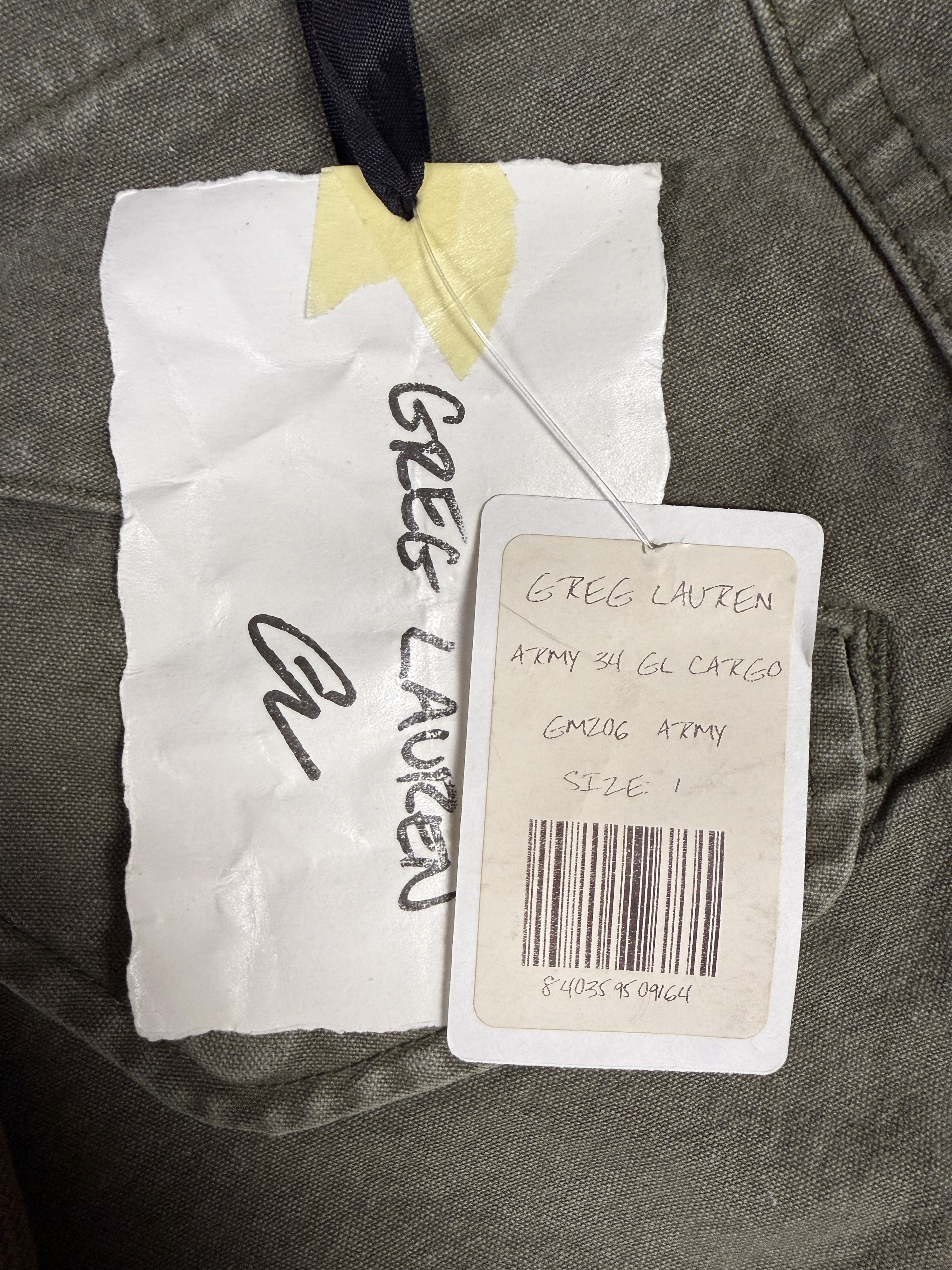Greg Lauren $995 Greg Lauren Army 34 GL Cargo Pants Size US 30 / EU 46 - 7 Thumbnail
