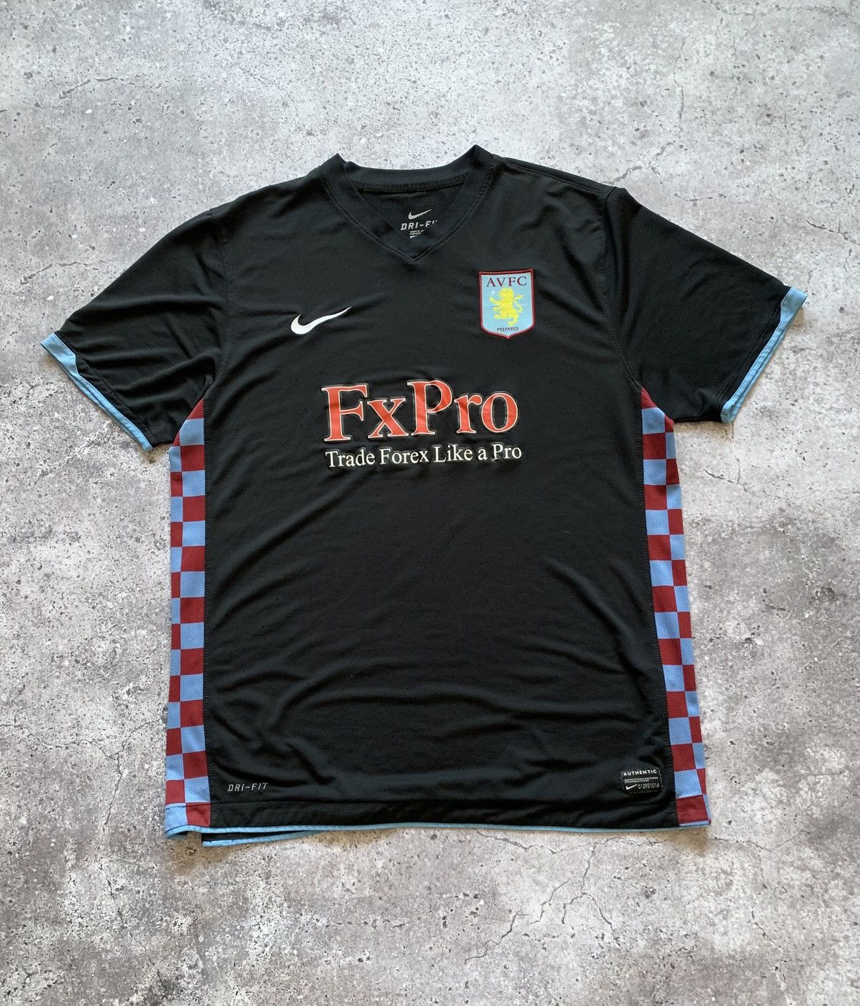 Nike 🔥NIKE ASTON VILLA 2010 2011 AWAY SOCCER JERSEY SHIRT Size US XL / EU 56 / 4 - 2 Thumbnail