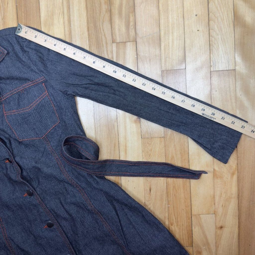 Holt Renfrew HOLT RENFREW Denim Gray Jeans Jacket button-down Size 2 Size XS / US 0-2 / IT 36-38 - 15 Thumbnail