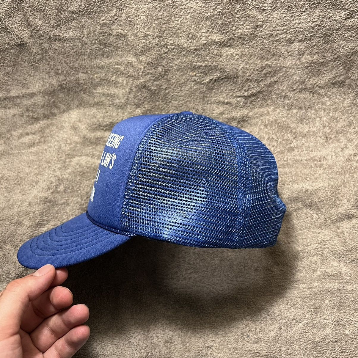 Vintage Vintage 80s Mesh Trucker Hat Snapback Funny Adult Humor Punk Size ONE SIZE - 4 Thumbnail
