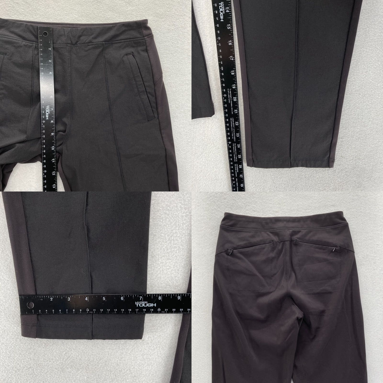 Athleta Athleta Headlands Hybrid Pant Women's 8 Black Nylon Stretch Ankle Cropped Pant Size 30" / US 8 / IT 44 - 8 Thumbnail