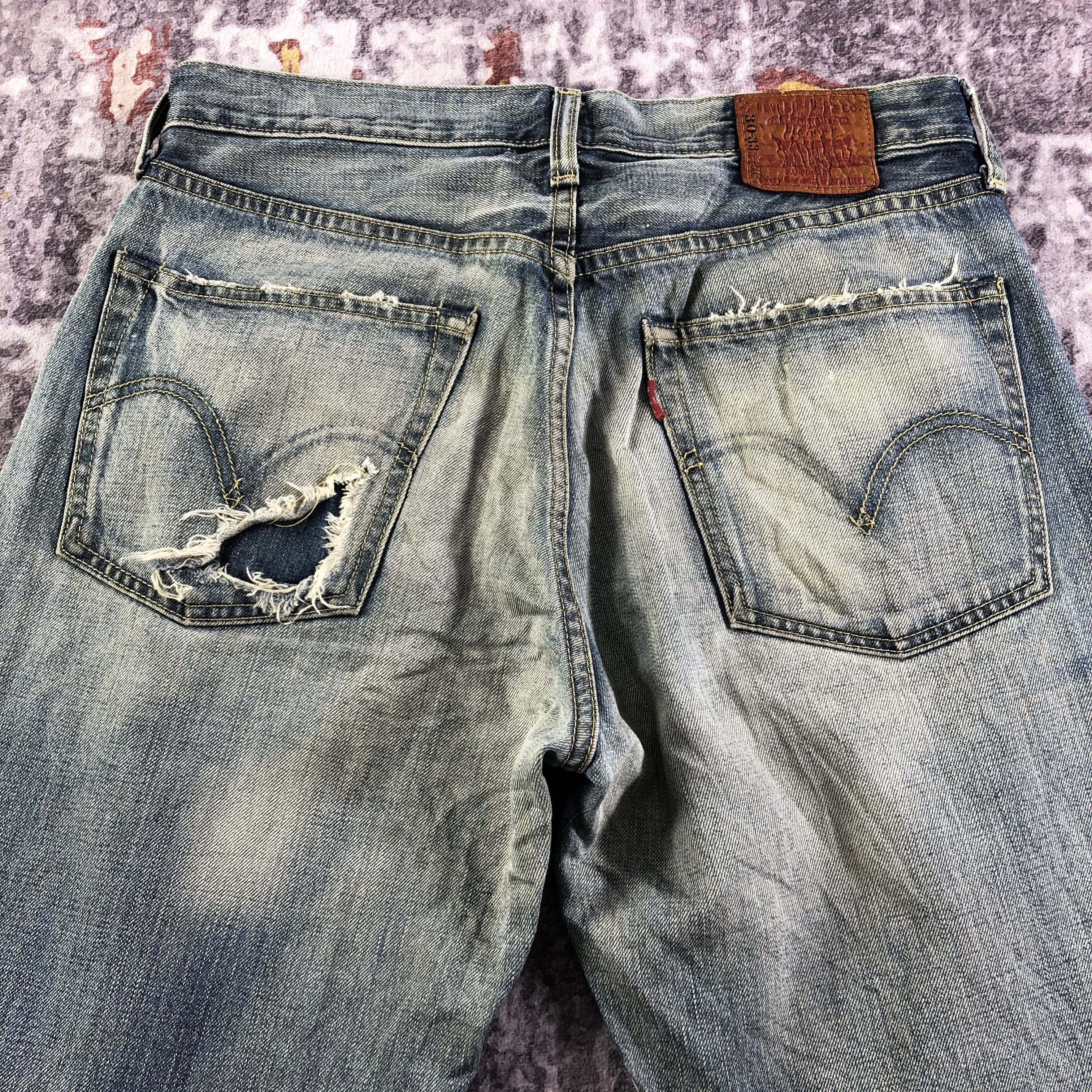 Levi's × Vintage 90s Vintage Blue Wash Levis 503 Jeans-JM3288 Size US 32 / EU 48 - 4 Thumbnail