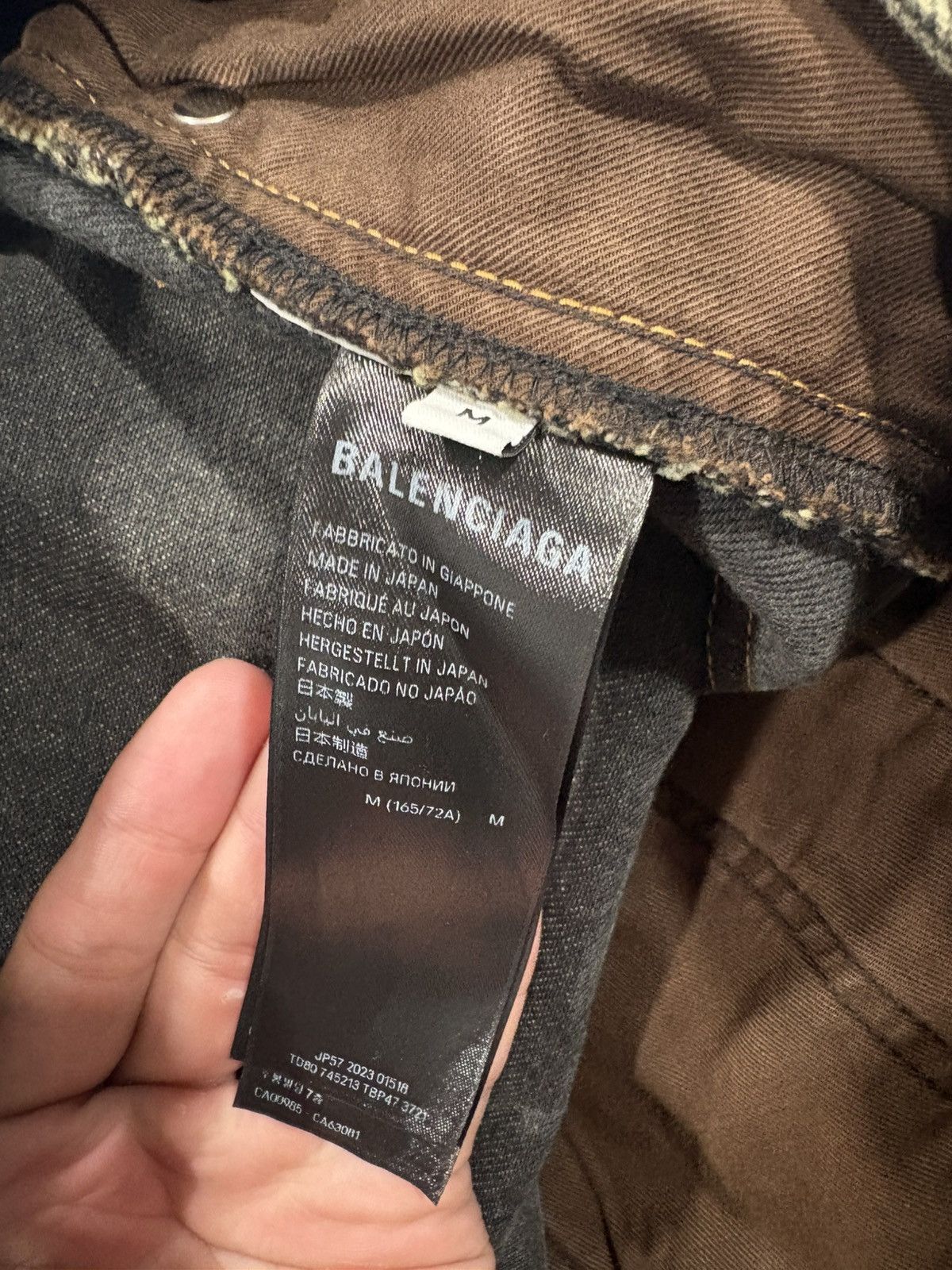 Balenciaga Balenciaga Baggy Japanese Denim Size US 34 / EU 50 - 7 Thumbnail