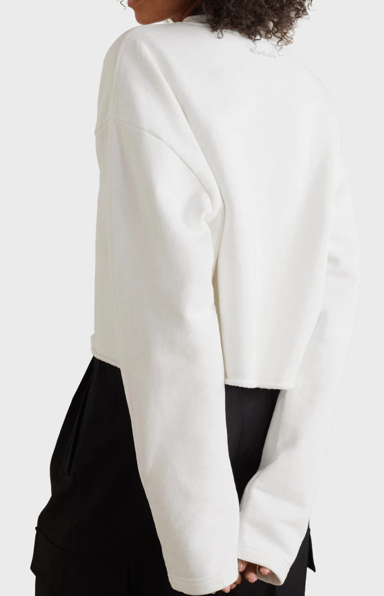 Acne Studios ACNE STUDIOS Cropped Horsed sweatshirt Size XS / US 0-2 / IT 36-38 - 3 Thumbnail