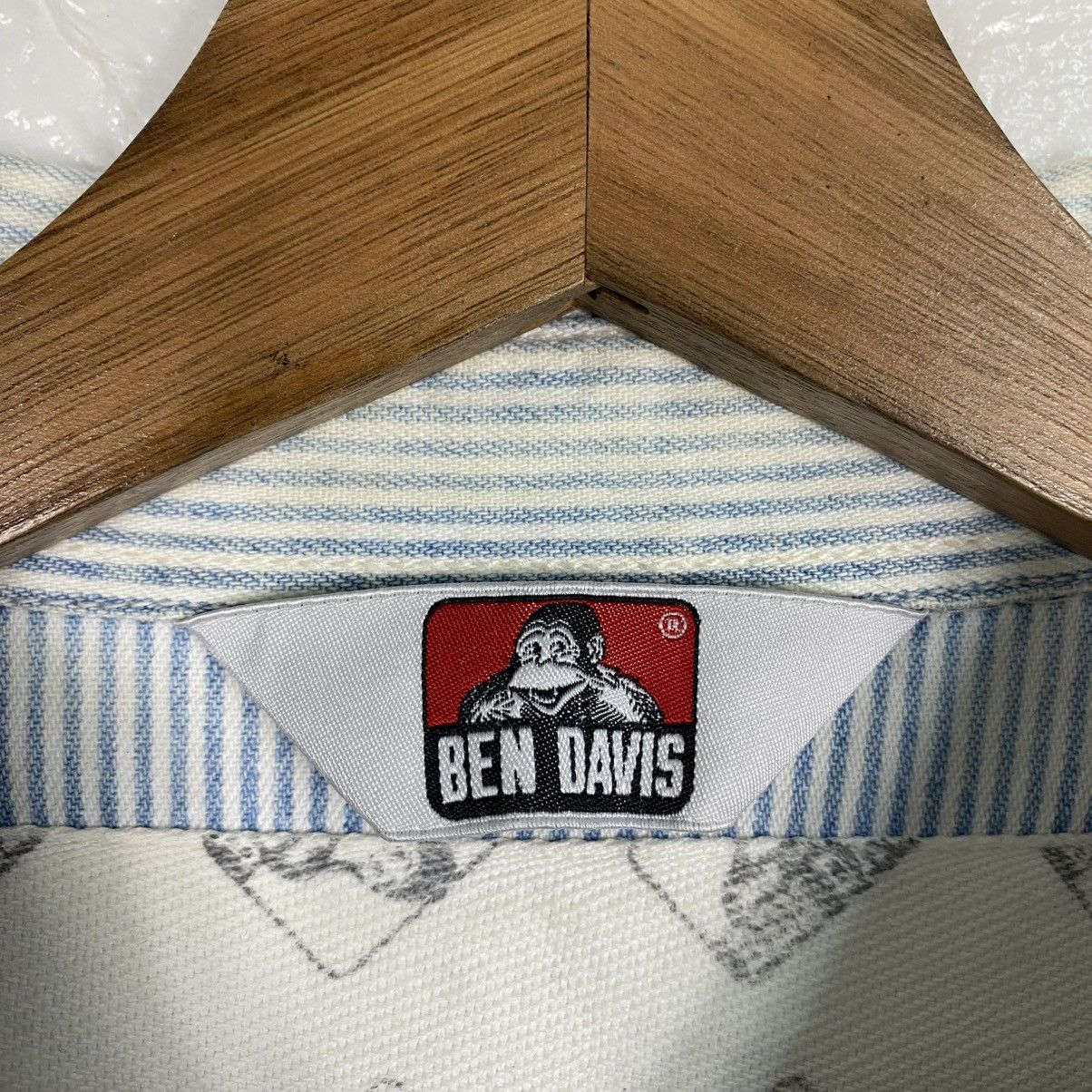 Ben Davis 🔥VINTAGE HICKORY CHORE JACKET STRIPED BEN DAVIS Size US XL / EU 56 / 4 - 18 Thumbnail