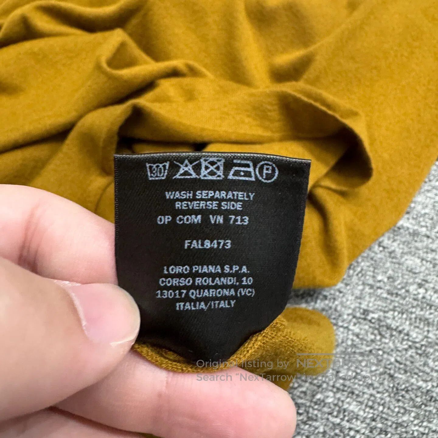 Loro Piana LORO PIANA VICUNA Luma Mao Knit Short-Sleeved Shirt| Size US M / EU 48-50 / 2 - 5 Thumbnail