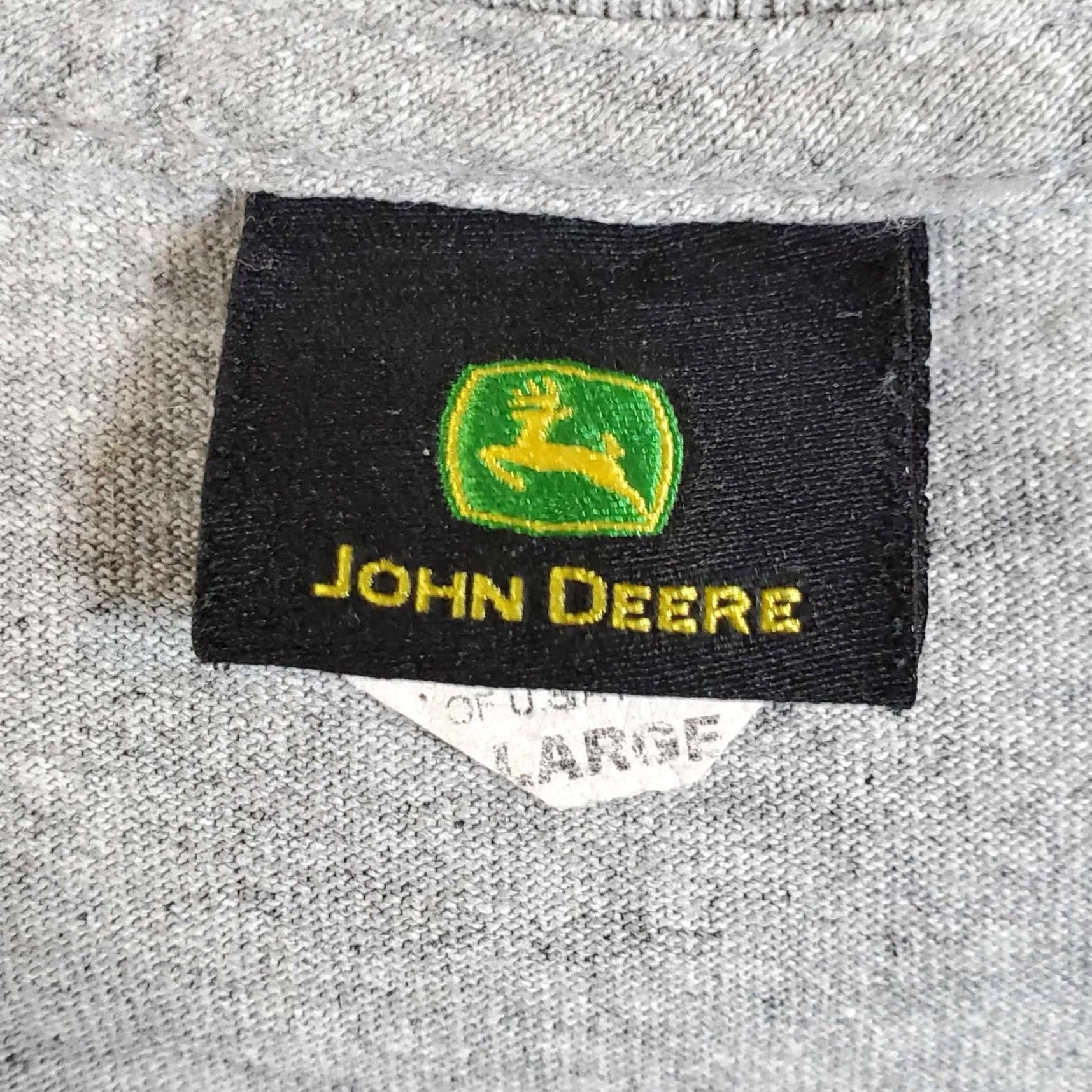 John Deere VINTAGE John Deere T Shirt Men’s L Gray Short Sleeve Regular Fit T-Shirt Mens L Size US L / EU 52-54 / 3 - 3 Thumbnail