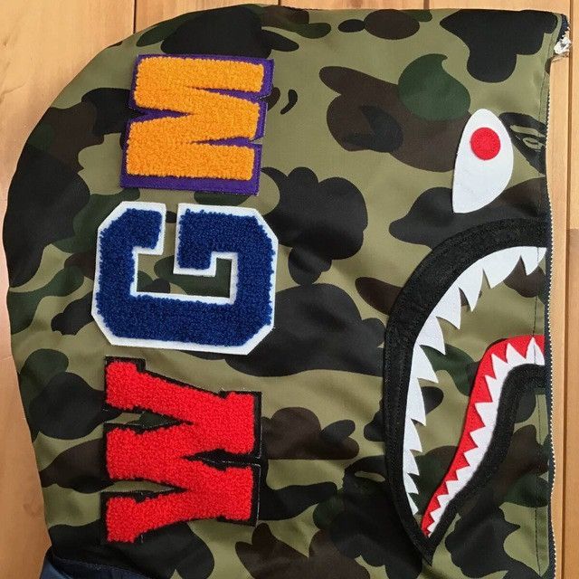 Bape BAPE Shark full zip hoodie Puffer Down Jacket a bathing ape Size US L / EU 52-54 / 3 - 4 Thumbnail