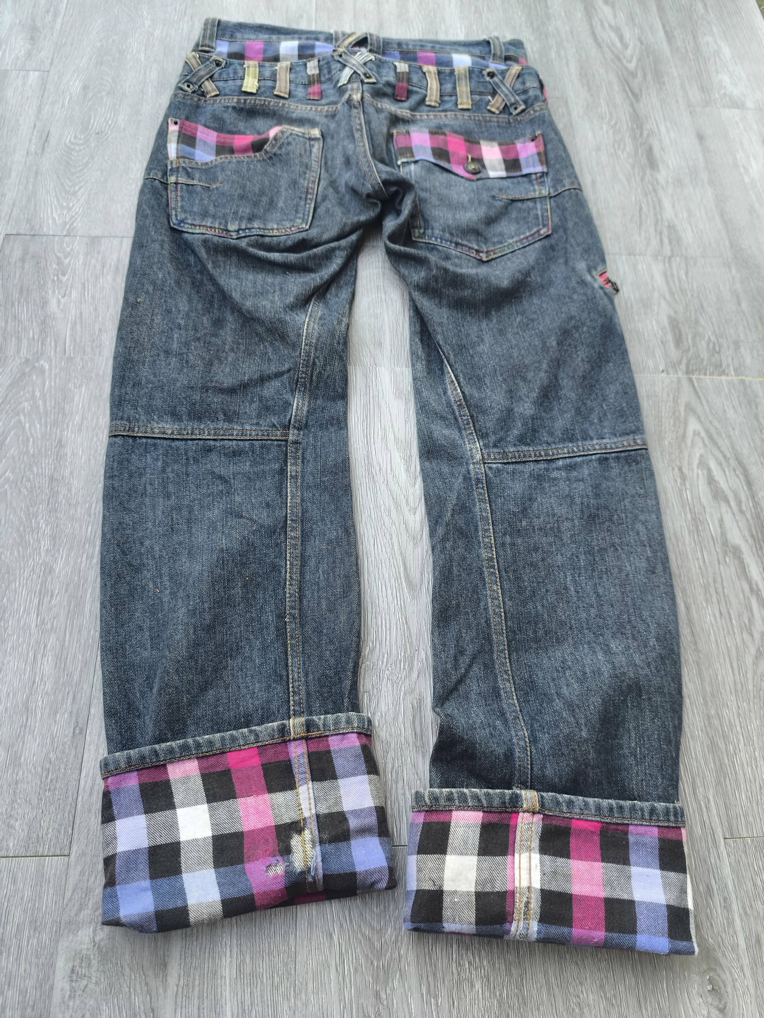 If Six Was Nine × Japanese Brand × Le Grande Bleu (L.G.B.) DOMINATE HANDCRAFTED JEANS RARE DESIGN Size US 31 - 9 Thumbnail