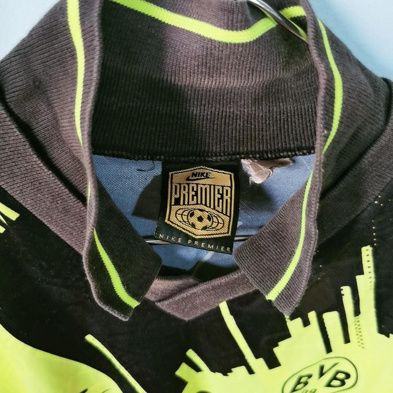 Nike BVB Borussia Dortmund Germany 1993 1994 Home Shirt Jersey Size US L / EU 52-54 / 3 - 4 Thumbnail
