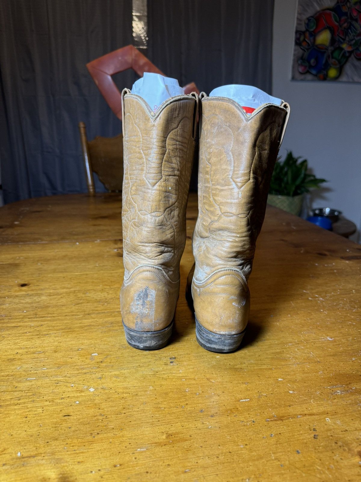 Tony Lama × Vintage Women’s Vintage Tony Lama Cowboy Boots Sz 6.5 A Size US 6.5 / IT 36.5 - 9 Thumbnail