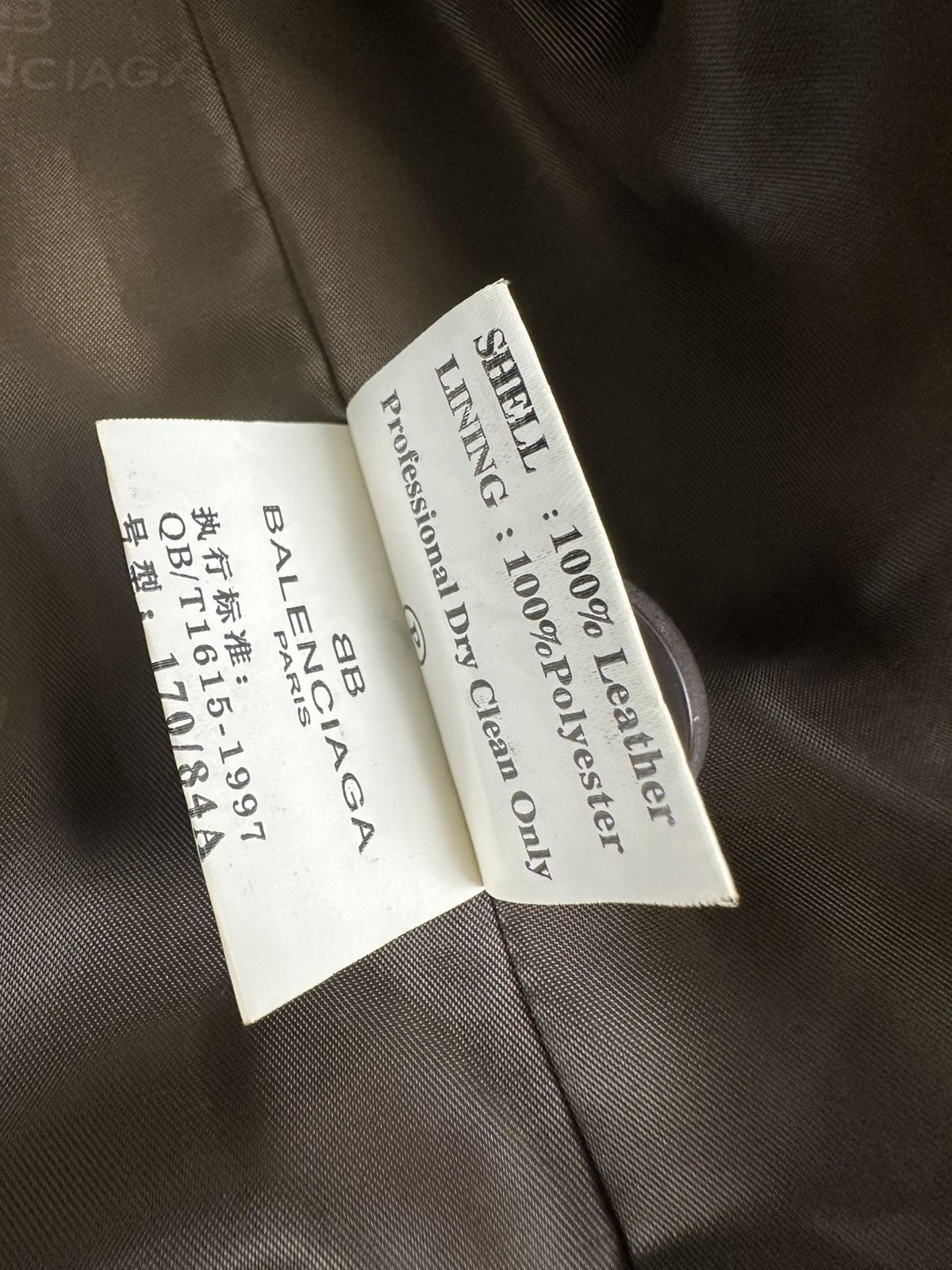 Balenciaga Balenciaga - Nicolas Ghesquiere 1998 Leather Blazer Jacket Size US L / EU 52-54 / 3 - 20 Thumbnail