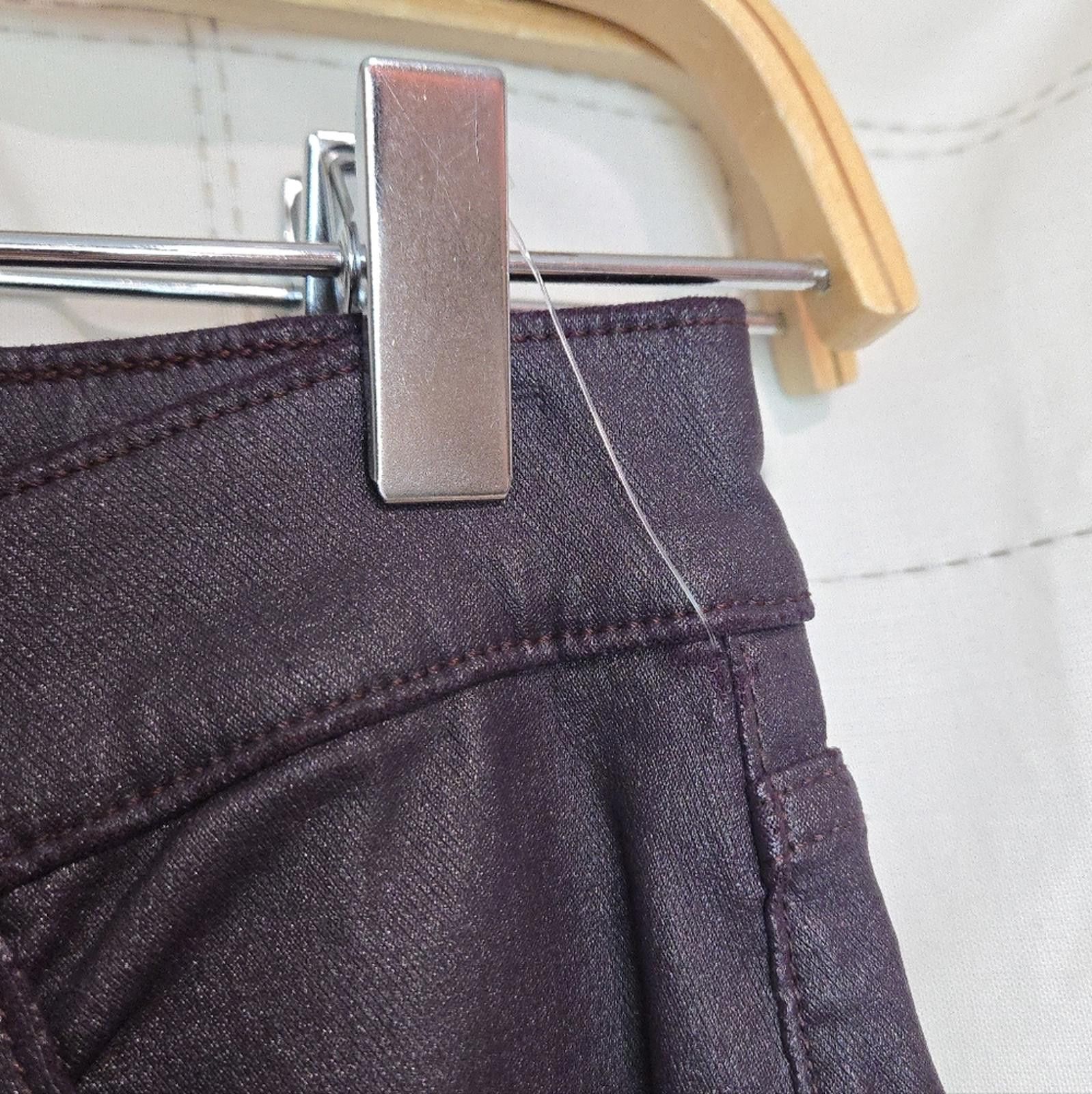 Express Express Skinny Mid Rise Coated Jean Size 25" / US 0 / IT 36 - 3 Thumbnail