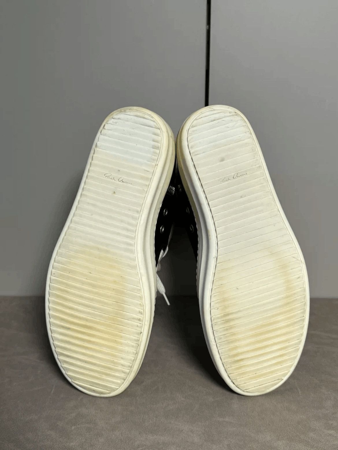 Rick Owens Sz 42.5 Rickowens Mainline Leather Hi-top Size US 9.5 / EU 42-43 - 7 Thumbnail