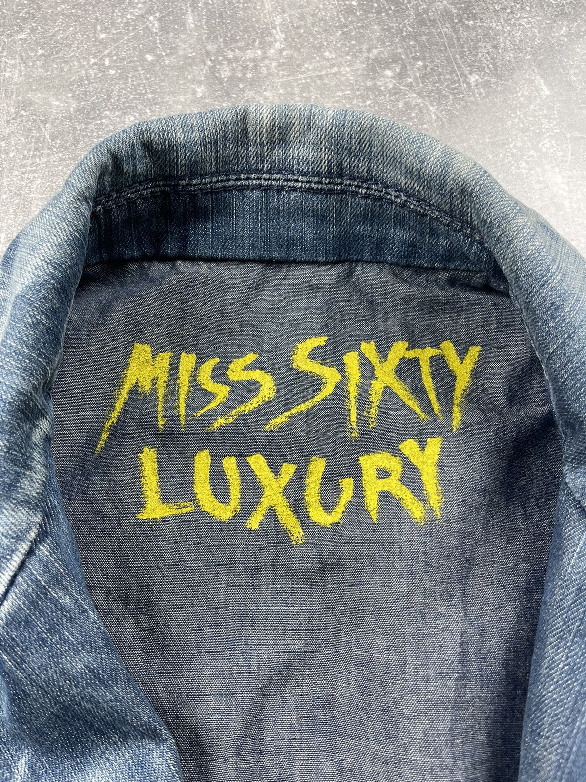 Miss Sixty Y2k Miss Sixty Luxury Vintage Denim Blazer Jacket Size M / US 6-8 / IT 42-44 - 7 Thumbnail