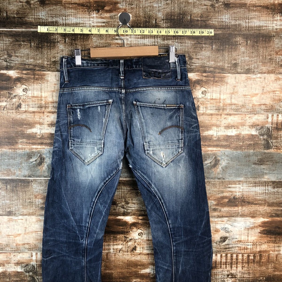 G-Star G Star Blue faded ripped Distressed Denim Pants #A2077 Size US 28 / EU 44 - 15 Thumbnail