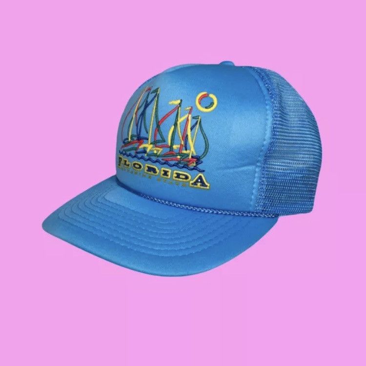 Vintage Vintage Florida Sunshine State Trucker Snap Back Cap Size ONE SIZE - 1 Thumbnail
