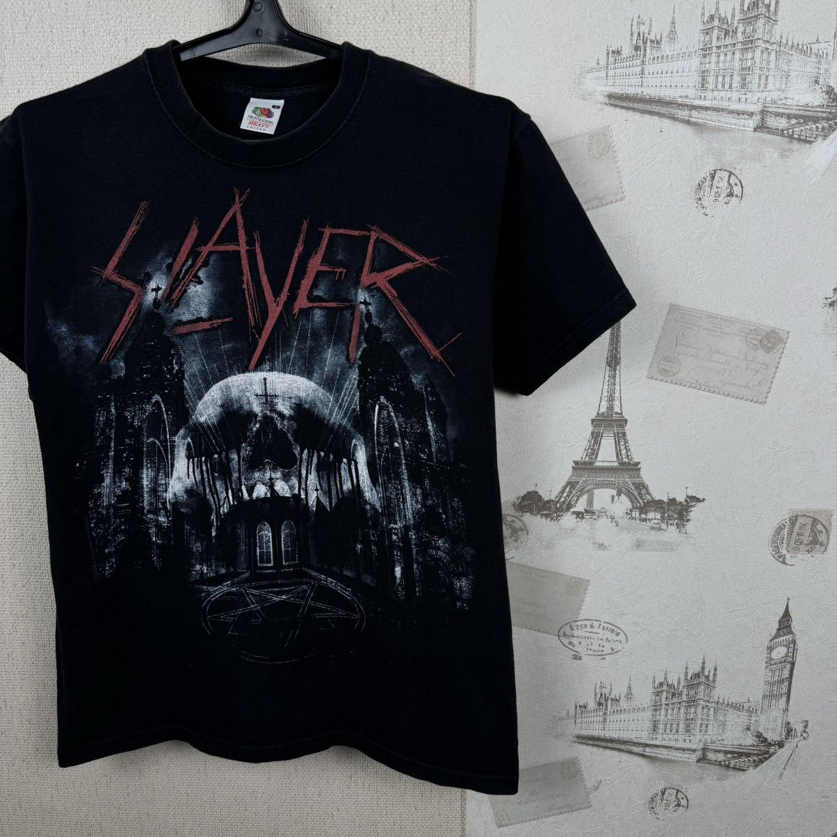 Slayer Vintage Slayer T shirt Rock Black 00s Sz M Band Merch Music Size US M / EU 48-50 / 2 - 13 Thumbnail