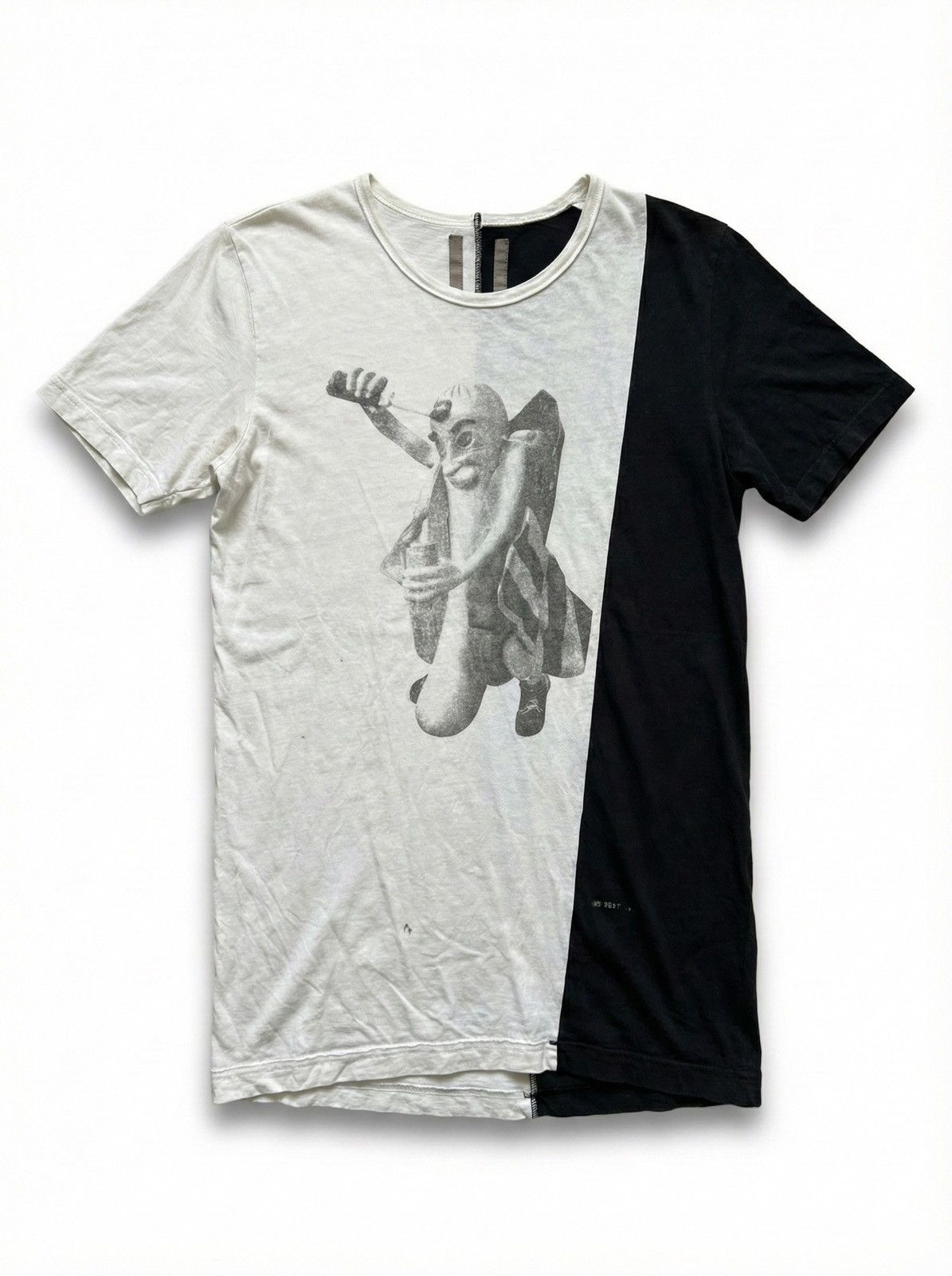 Rick Owens Drkshdw Drkshdw hot dog tee Size US S / EU 44-46 / 1 - 1 Thumbnail