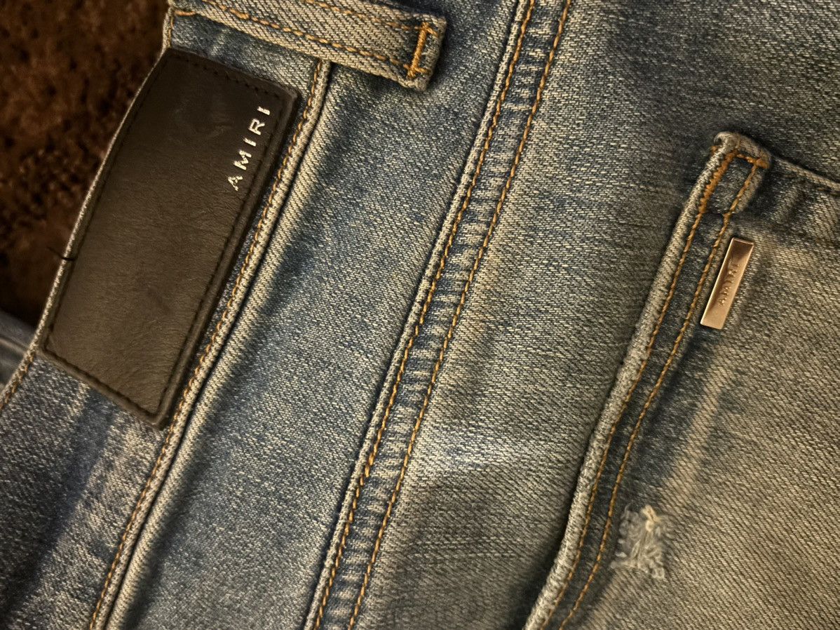 Amiri Amiri Quilt Patch Jeans Size US 33 - 4 Thumbnail