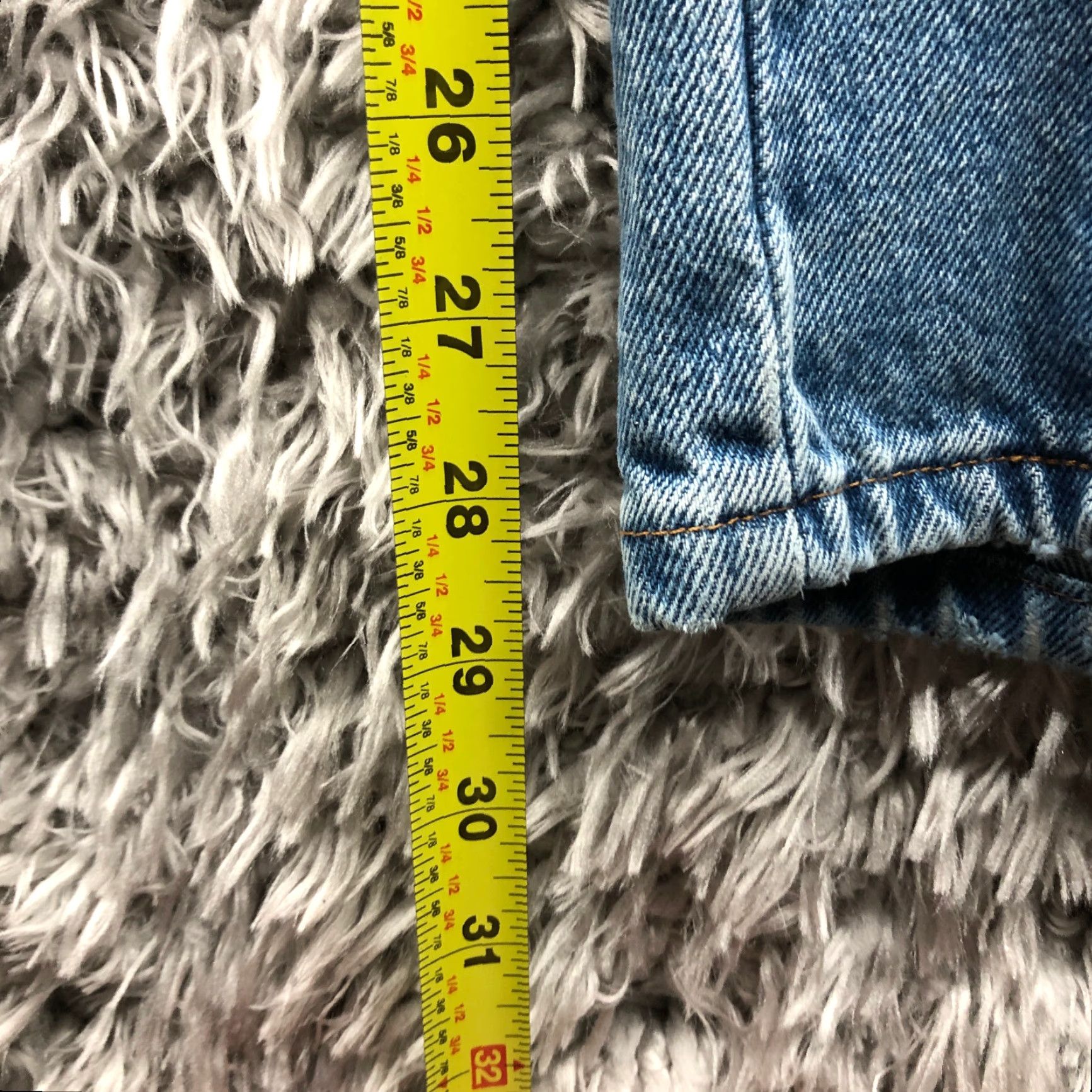 Denime Rustler Jeans 36x30 Mens Mid Rise Straight Leg Dark Wash Blue Denim Jeans Size US 36 / EU 52 - 3 Thumbnail