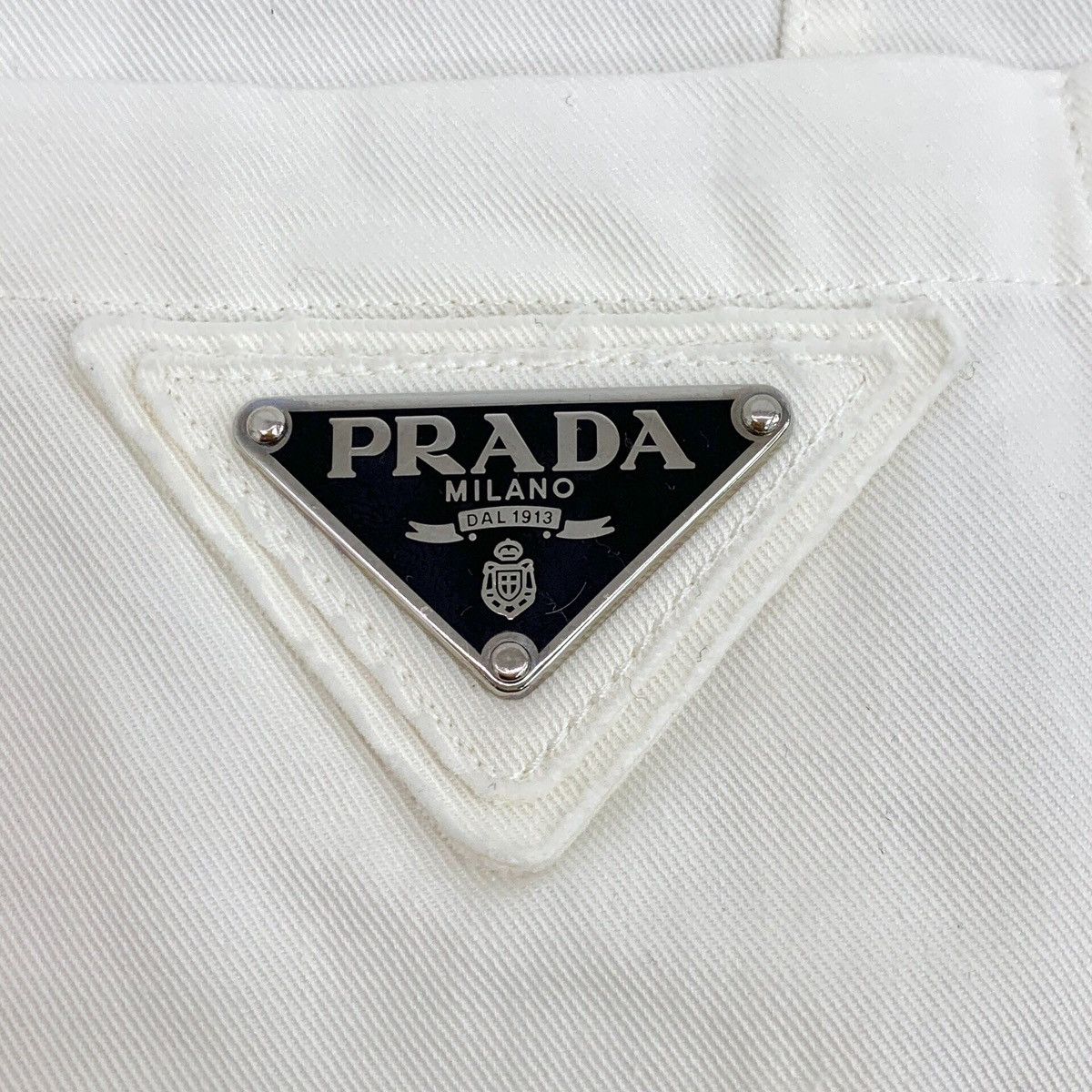 Prada Prada Triangle Logo Short Sleeve Shirt K26WX Size S / US 4 / IT 40 - 5 Thumbnail