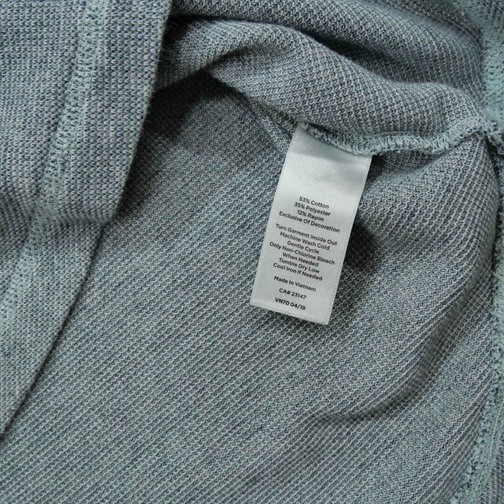Talbots VINTAGE Talbots Sweater Womens Medium Gray Blue Sweatshirt Casual Mock Neck Size M / US 6-8 / IT 42-44 - 5 Thumbnail