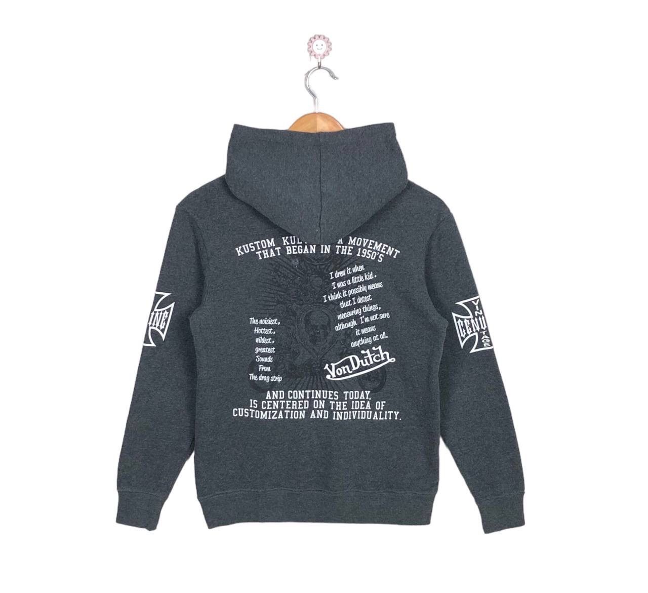 Affliction × Christian Audigier × Von Dutch Vintage Von Dutch Printed Hoodie Size US S / EU 44-46 / 1 - 2 Thumbnail