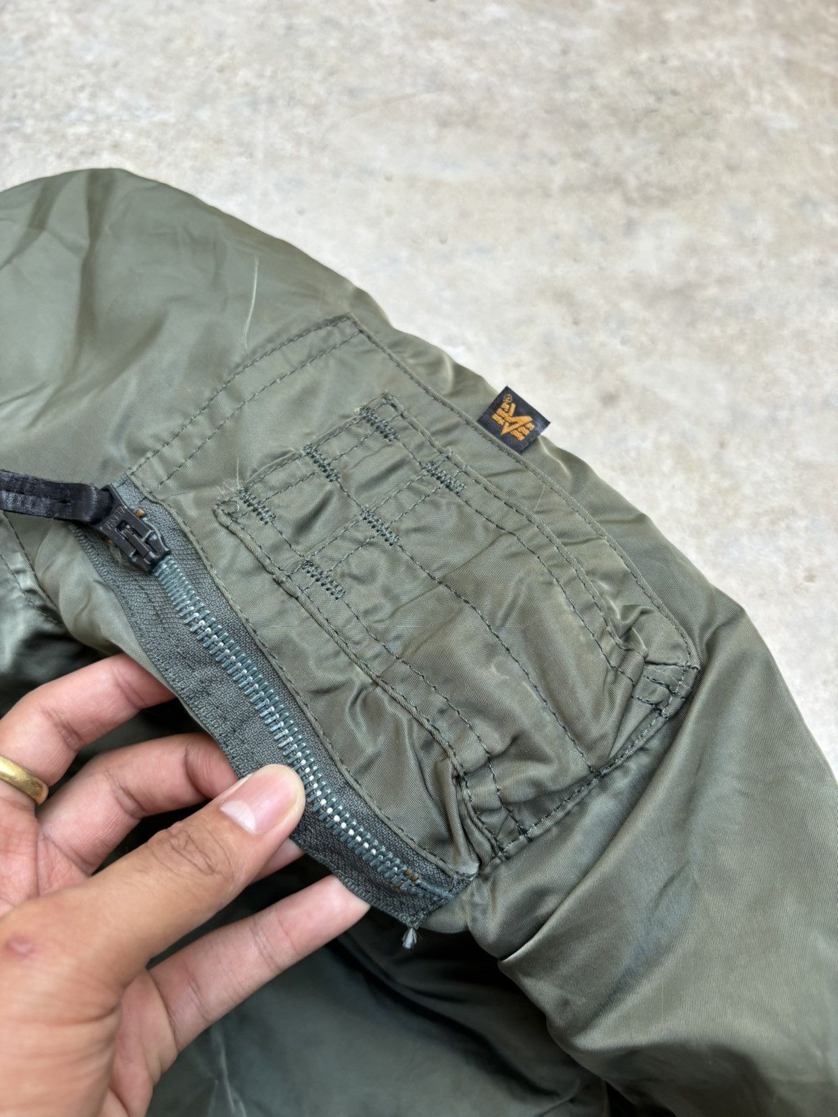 Alpha Industries Vintage N-2B ALPHA Fur Bomber Jacket Green Size US L / EU 52-54 / 3 - 12 Thumbnail