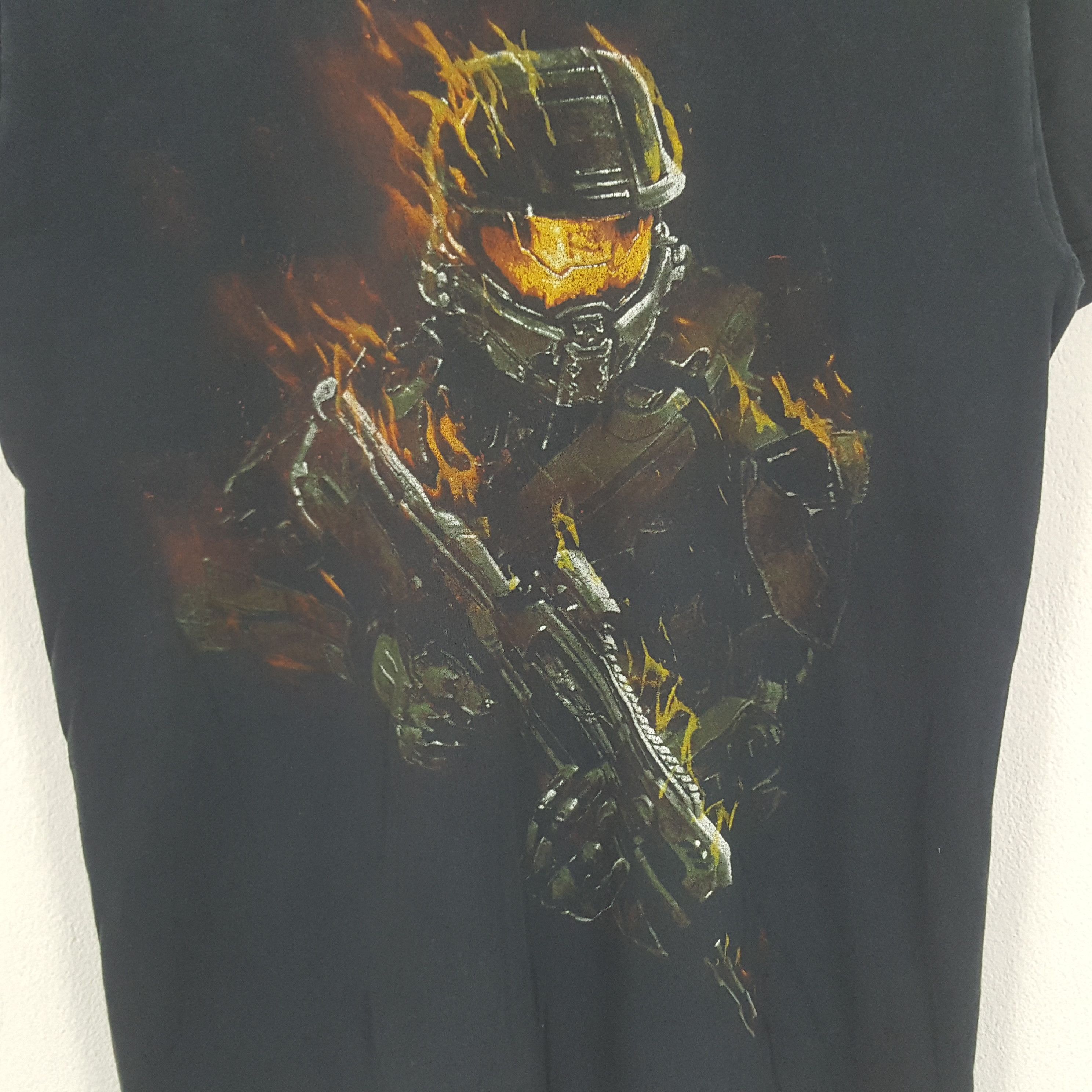 The Game × Vintage Vintage Halo Master Chief Playstation Video Game Tshirt Size US M / EU 48-50 / 2 - 2 Thumbnail