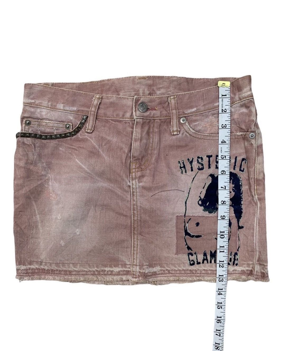 Hysteric Glamour × Japanese Brand × Vintage Hysteric glamour vintage japanese denim skirt Size 28" / US 6 / IT 42 - 5 Thumbnail