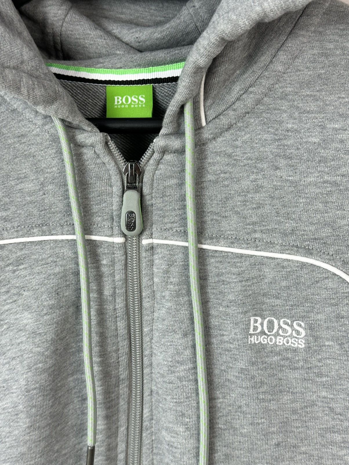 Hugo Boss Hugo Boss Saggy Grey Long Sleeve Logo Cotton Men’s Hoodie Size US L / EU 52-54 / 3 - 3 Thumbnail