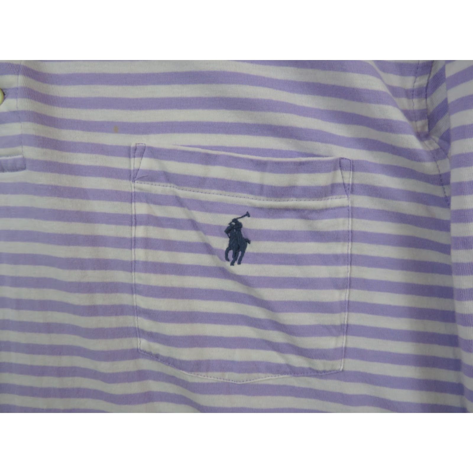 Polo Ralph Lauren Polo Ralph Lauren Shirt Mens XL Short Sleeve Golf Classic Purple Stripe Pony Regular Size Classic Fit Polo Shirt Mens XL Purple Stripe Pony Size US XL / EU 56 / 4 - 4 Thumbnail