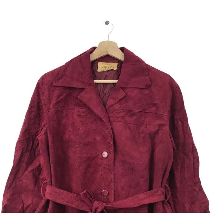 Longchamp Vtg LONGCHAMP PARIS KIRA Collection Cassegrain Trench Coat Size L / US 10 / IT 46 - 2 Thumbnail