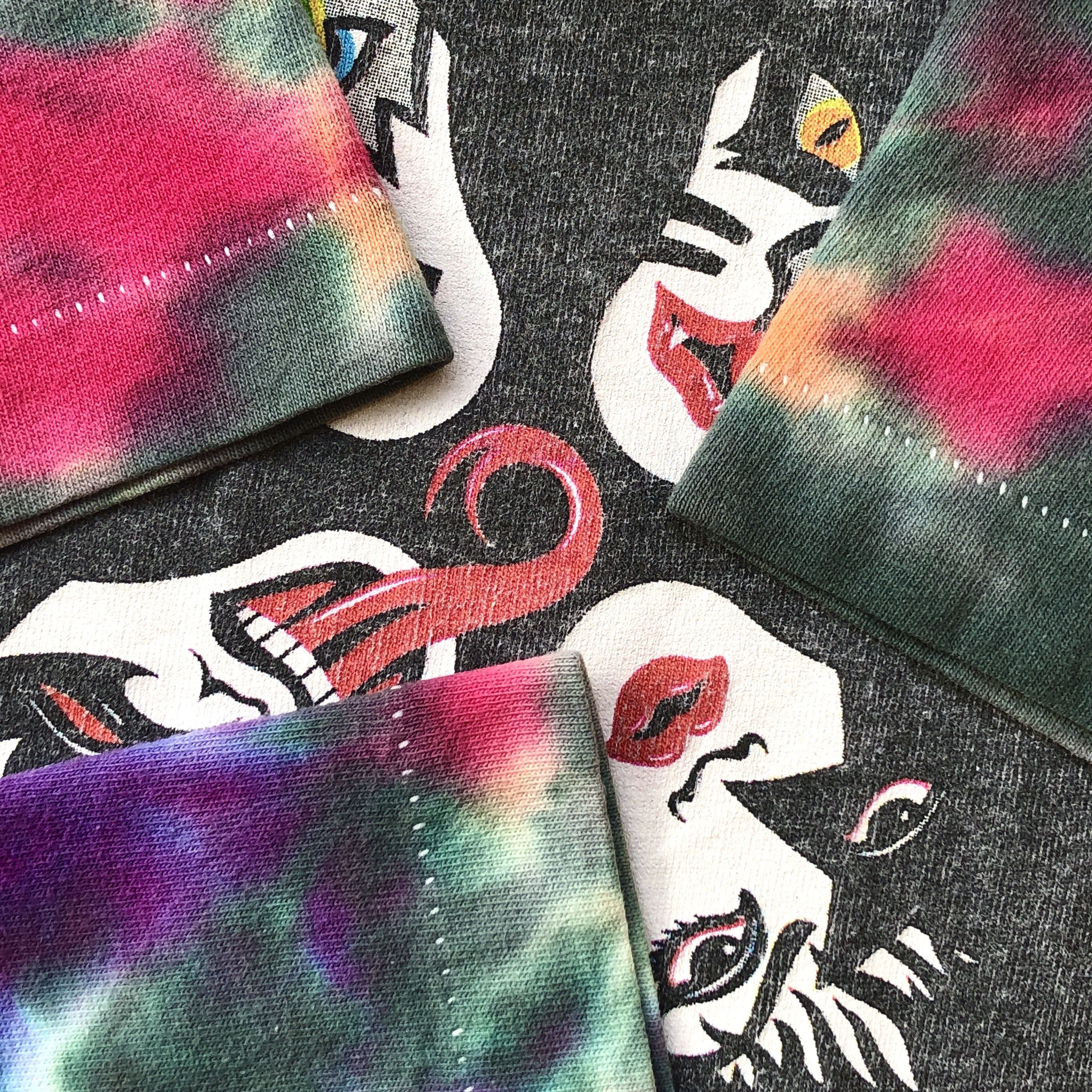Band Tees Vintage 90s KISS Tie dye T-shirt XL Size US XL / EU 56 / 4 - 7 Thumbnail