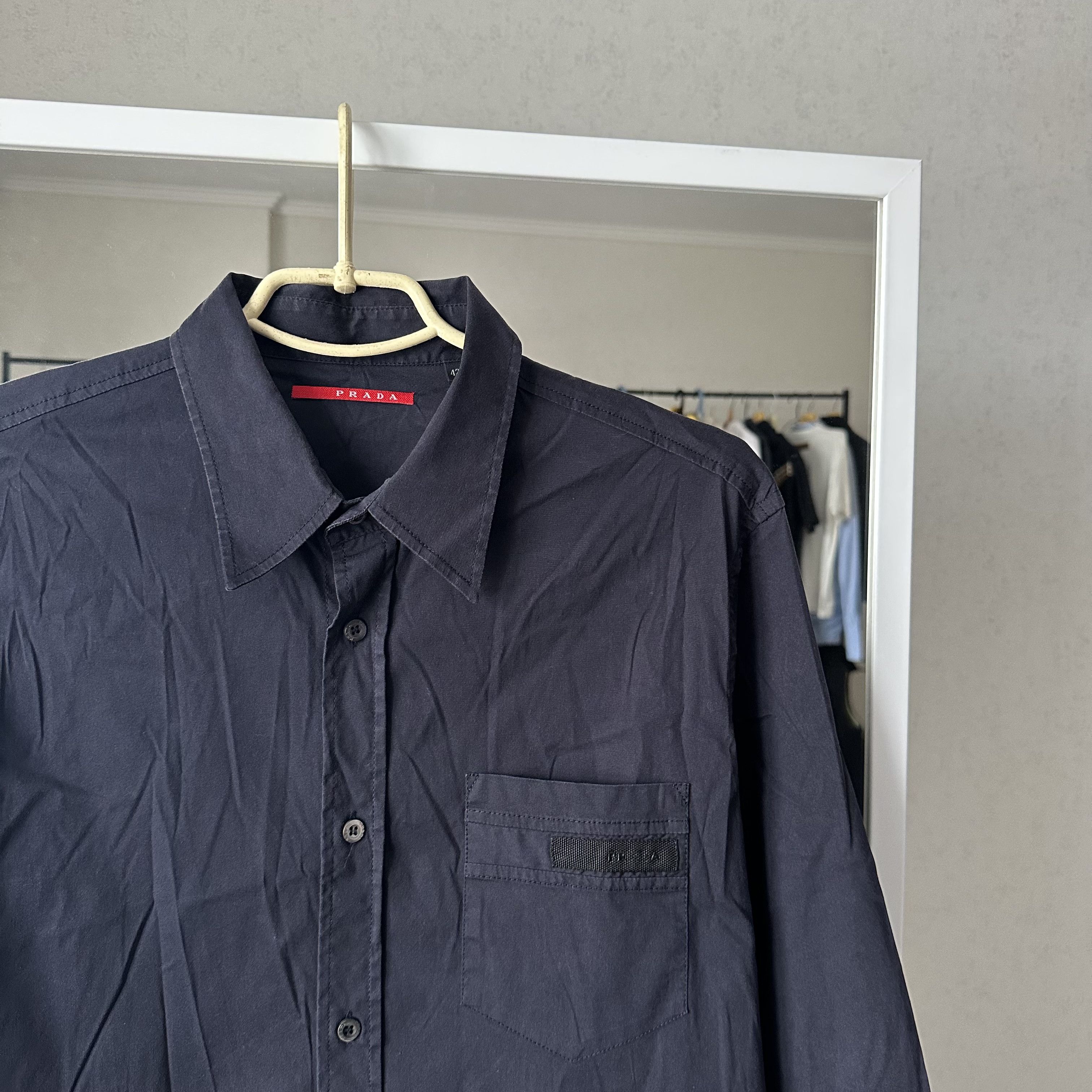 Prada Prada Vintage Classic Shirt Size US L / EU 52-54 / 3 - 2 Thumbnail